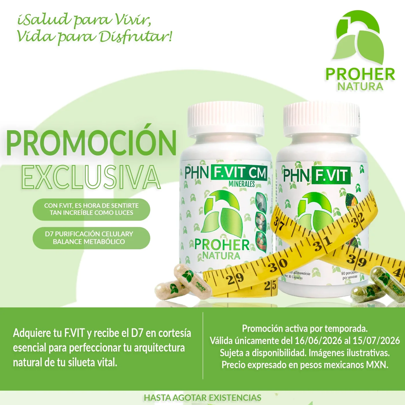 Ejemplo de una promoción anterior
